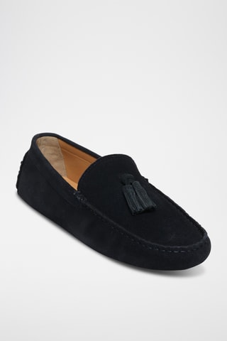 Mocassins en nubuck Trevor - Bleu