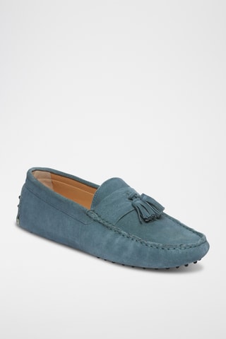 Mocassins en nubuck Fred - Bleu