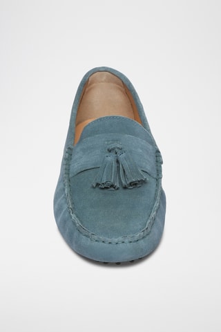 Mocassins en nubuck Fred - Bleu