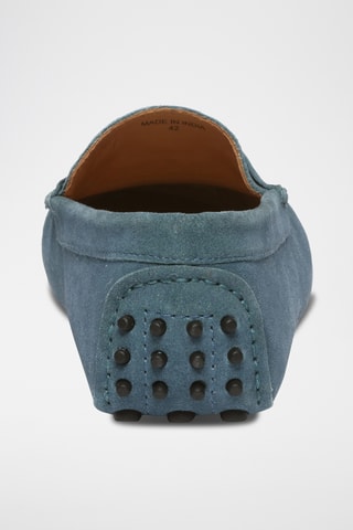 Mocassins en nubuck Fred - Bleu