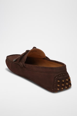 Chaussures bateau en nubuck Archy - Marron