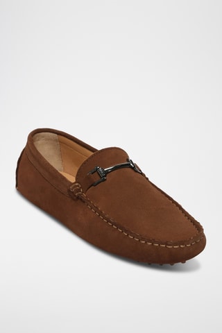 Mocassins en nubuck Luke - Kaki