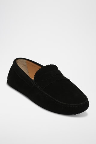Mocassins en nubuck Dennis - Noir
