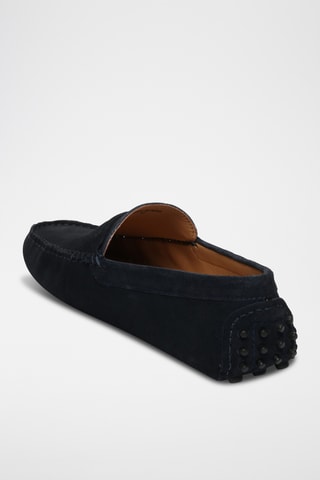 Mocassins en nubuck Drake - Bleu