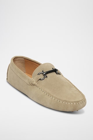Mocassins en cuir Trenton - Beige