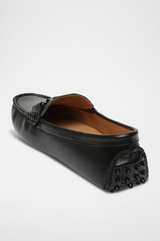 Mocassins en cuir nappa Bandy - Noir