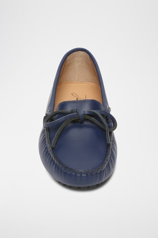 Mocassins en cuir nappa Kate - Bleu