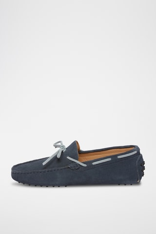 Chaussures bateau en nubuck Quid - Bleu