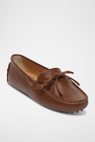 Mocassins en cuir nappa Newton - Camel