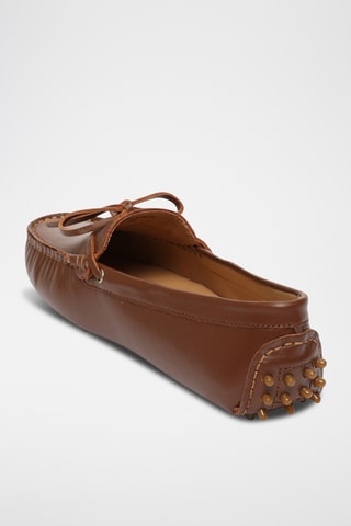 Mocassins en cuir nappa Newton - Camel