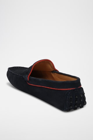 Mocassins en nubuck Darren - Bleu