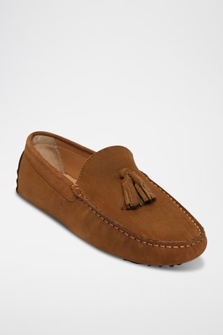Mocassins en nubuck Trevor - Camel