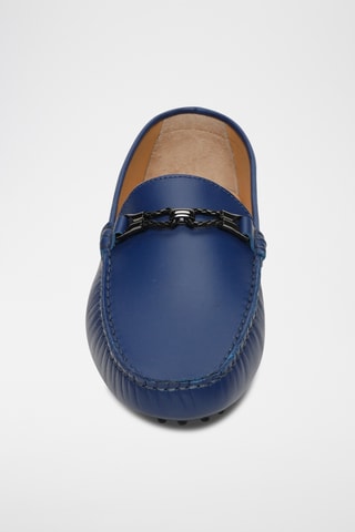 Mocassins en cuir Jace - Bleu