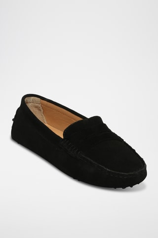 Mocassins en nubuck Deira - Noir