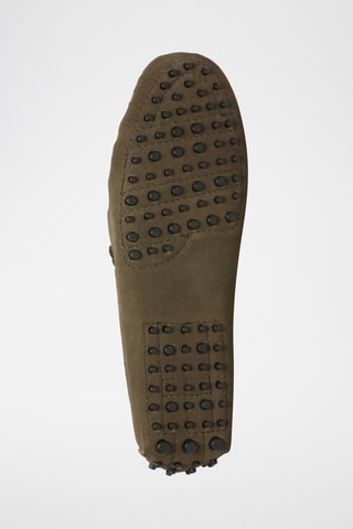 Mocassins en nubuck Elliot - Vert