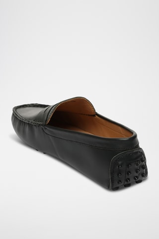 Mocassins en cuir nappa Wales - Noir