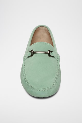 Mocassins en nubuck Harold - Vert
