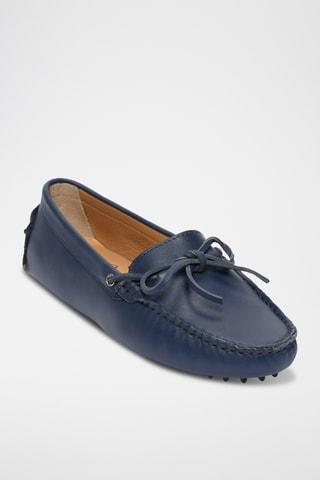 Mocassins en cuir nappa Kate - Bleu