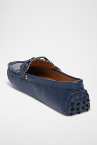 Mocassins en cuir nappa Kate - Bleu