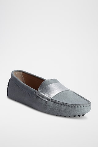 Mocassins en nubuck Meloa - Bleu
