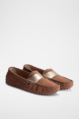 Mocassins en nubuck Meloa - Beige