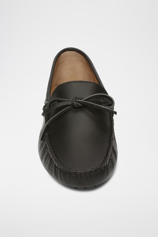 Mocassins en cuir nappa Duke - Noir