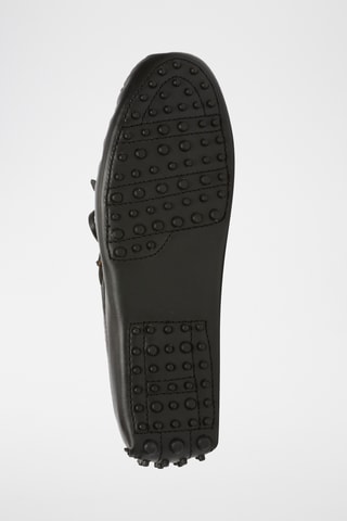 Mocassins en cuir nappa Duke - Noir