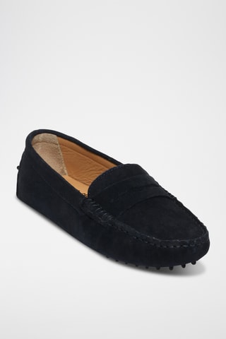 Mocassins en nubuck Thandie - Bleu