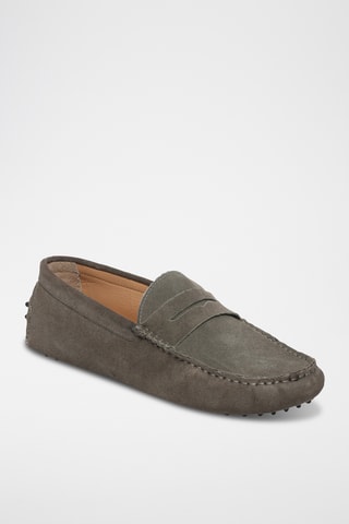 Mocassins en nubuck Valoran - Gris