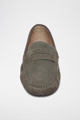 Mocassins en nubuck Valoran - Gris