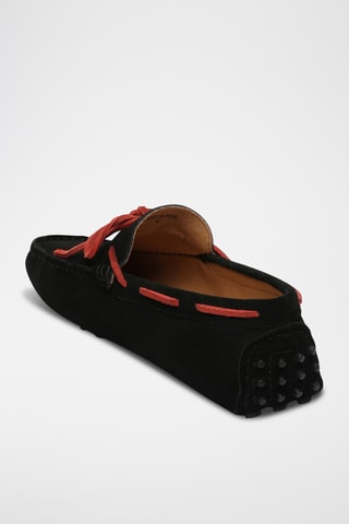 Chaussures bateau en cuir Quid - Noir