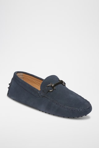 Mocassins en nubuck Felix - Bleu