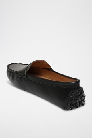 Mocassins en cuir nappa Deira - Noir