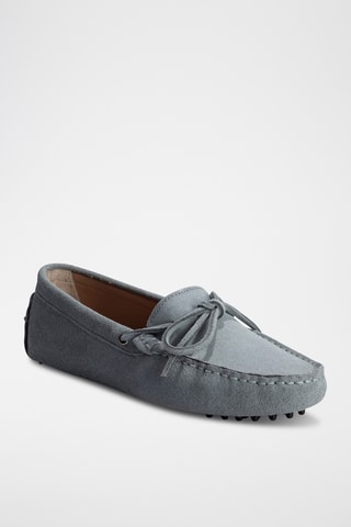 Mocassins en nubuck Newton - Bleu