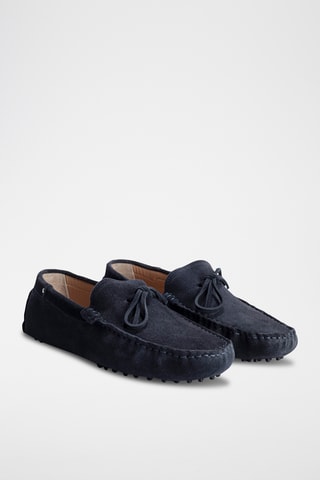Mocassins en nubuck Andy - Bleu