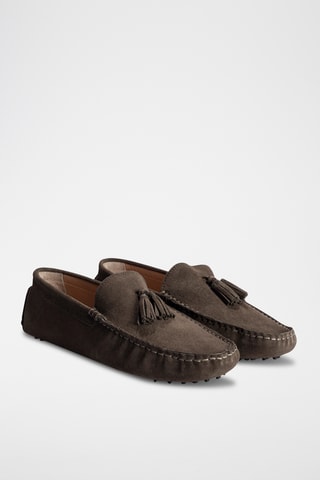 Mocassins en nubuck Trevor - Kaki