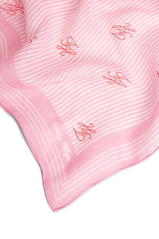 Foulard en lin - Rose