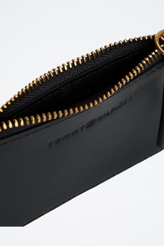 Porte-cartes en cuir - Noir