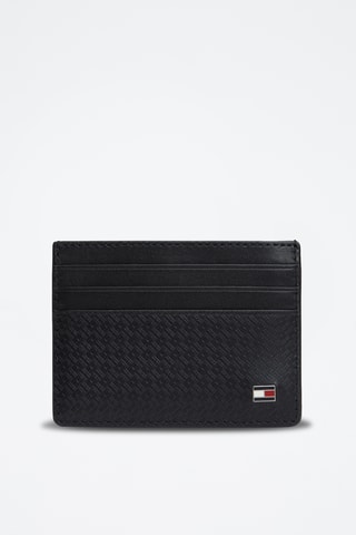 Porte-cartes en cuir - Noir
