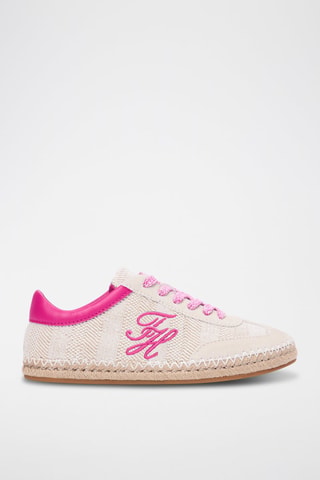 Tennis en lin - Beige