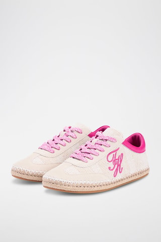 Tennis en lin - Beige