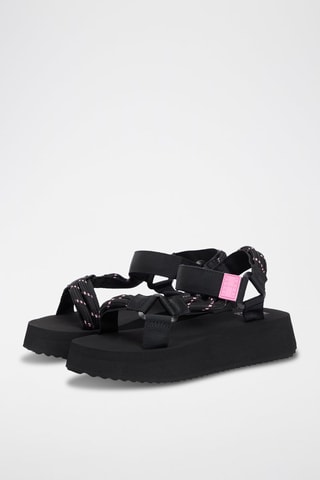 Sandales plateformes - Noir