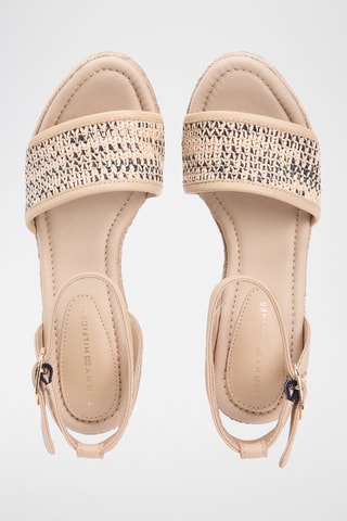 Sandales compensées - Beige