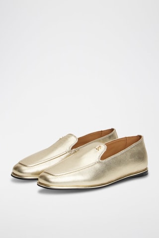 Mocassins en cuir d'agneau - Doré