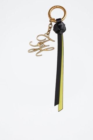 Porte-clés en cuir - Noir