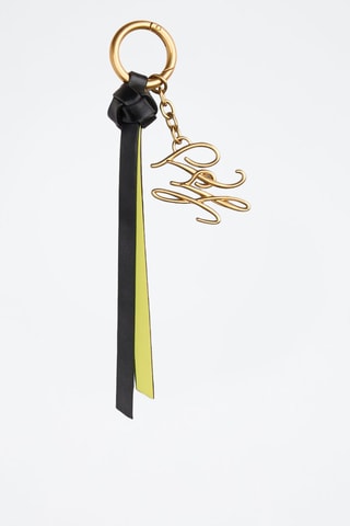 Porte-clés en cuir - Noir