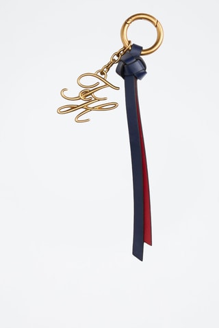 Porte-clés en cuir - Rouge