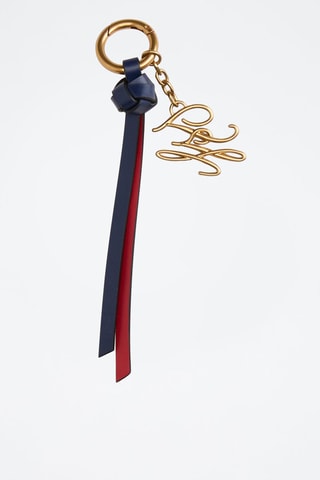 Porte-clés en cuir - Rouge