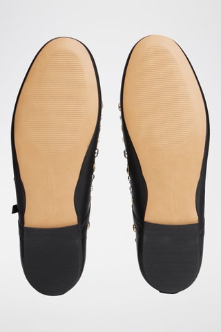 Babies en cuir nappa - Noir