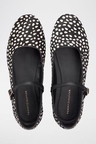 Babies en cuir de veau - Noir